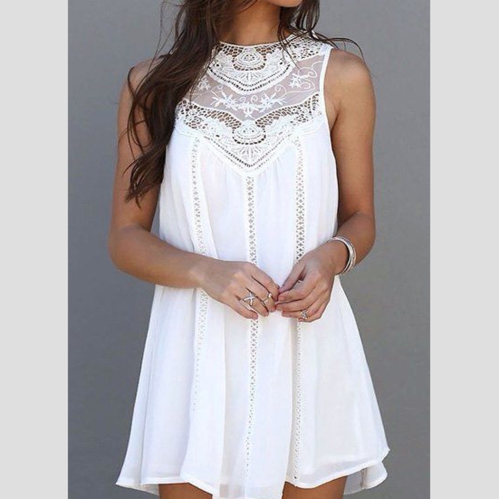 White Lace Dress